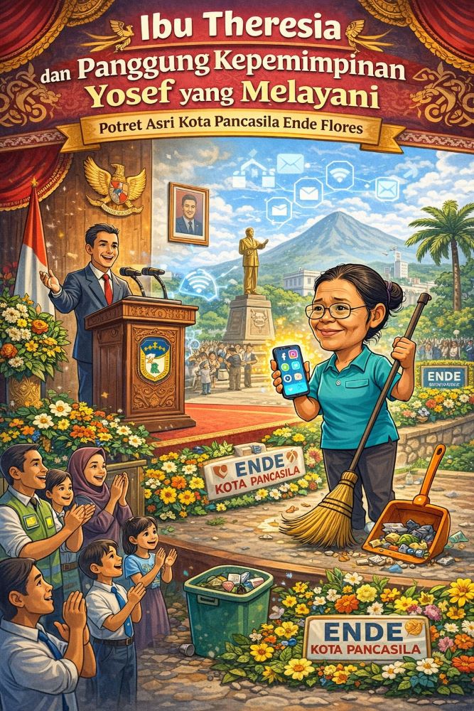 Ibu Theresia dan Panggung Kepemimpinan Yosef yang Melayani: Potret Asri Kota Pancasila Ende Flores