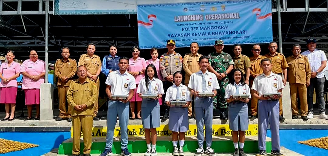 [ID] Polres Manggarai Luncurkan SPPG, Perkuat Program MBG untuk Tekan Stunting di NTT