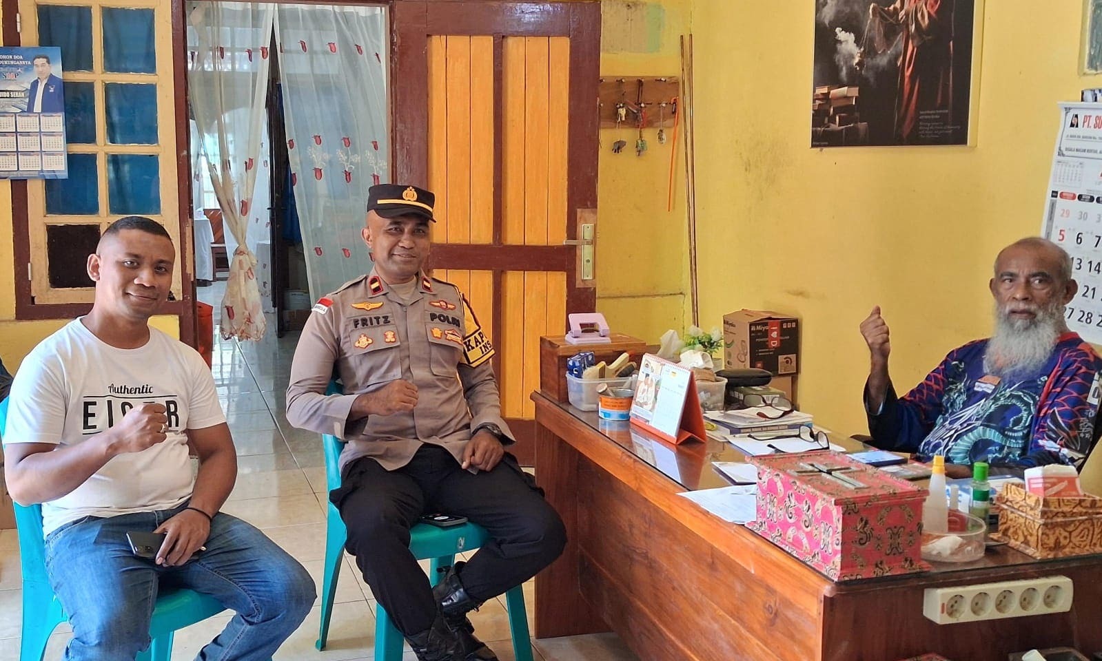 [ID] Pengamanan Tri Hari Suci dan Paskah Dimatangkan, Polsek Insana Bersinergi dengan Gereja, Kapolres TTU Serukan Jaga Kamtibmas