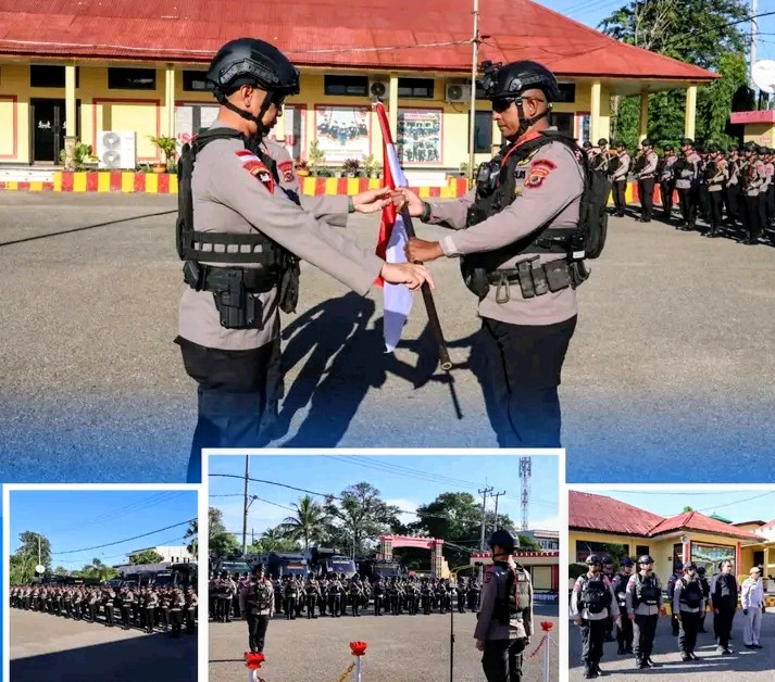 [ID] Satbrimob NTT Berangkatkan Satgas Pengamanan Perbatasan RI RDTL