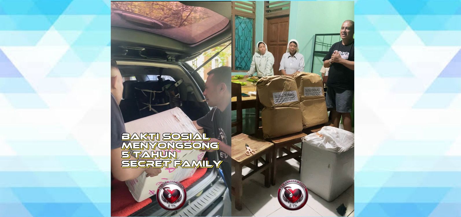 Secret Family Gelar Bakti Sosial di Panti Asuhan Wini Jelang Perayaan Lima Tahun Komunitas
