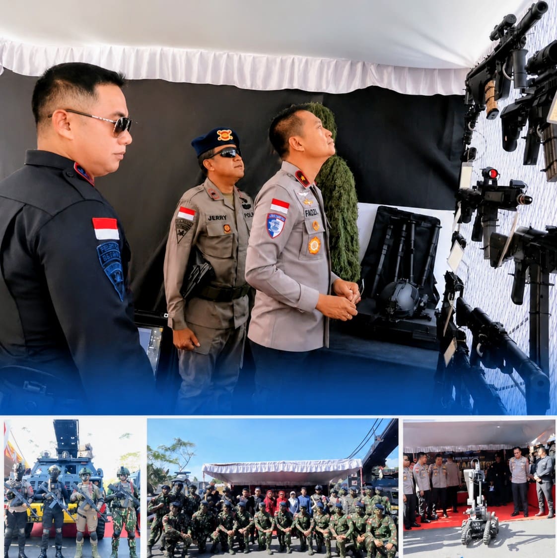 [ID] Sambut Hari Bhayangkara ke-80, Satbrimob Polda NTT Jadi Magnet Pameran Kepolisian di Car Free Day Kupang