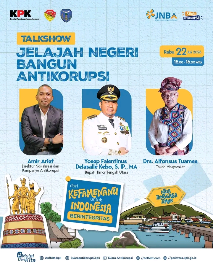 [ID] Dari Kefamenanu untuk Indonesia Berintegritas, KPK Hadirkan Talkshow Antikorupsi di TTU